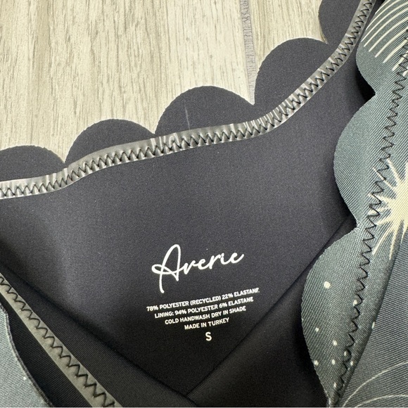 NWT Averie Stella Scalloped One Shoulder One Piece Swimsuit size S Small - Picture 10 of 11